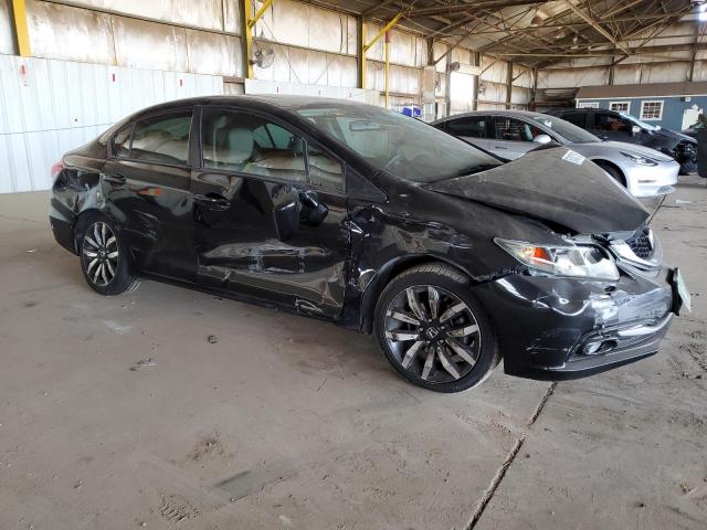 2HGFB2F9XFH539527 - 2015 HONDA CIVIC EXL BLACK photo 4