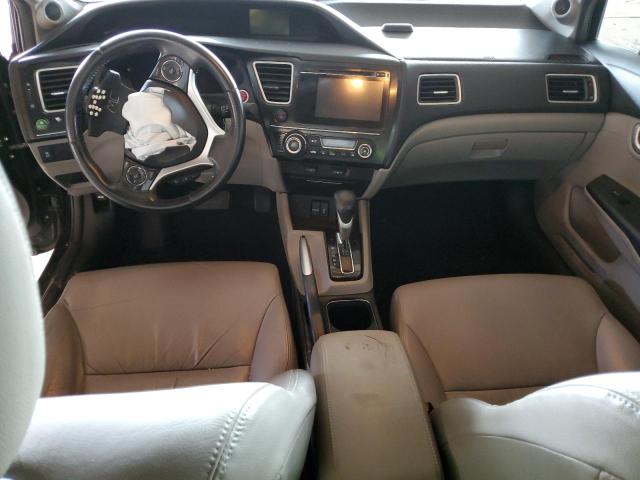 2HGFB2F9XFH539527 - 2015 HONDA CIVIC EXL BLACK photo 8