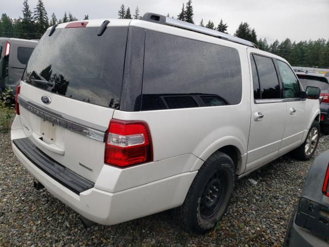1FMJK2AT9FEF16951 - 2015 FORD EXPEDITION EL LIMITED WHITE photo 3