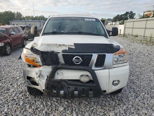 1N6AA0ECXFN500745 - 2015 NISSAN TITAN S WHITE photo 5