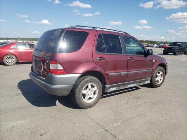 4JGAB54E8XA090595 - 1999 MERCEDES-BENZ ML 320 BURGUNDY photo 3