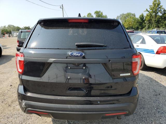 1FM5K8AT0HGD59936 - 2017 FORD EXPLORER POLICE INTERCEPTOR أسود صورة 6