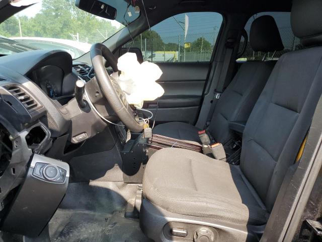 1FM5K8AT0HGD59936 - 2017 FORD EXPLORER POLICE INTERCEPTOR أسود صورة 7