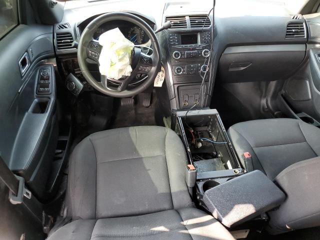 1FM5K8AT0HGD59936 - 2017 FORD EXPLORER POLICE INTERCEPTOR أسود صورة 8