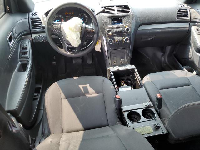 1FM5K8ATXHGD59944 - 2017 FORD EXPLORER POLICE INTERCEPTOR Negro foto 8