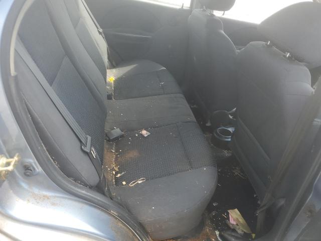 KL1TD56686B649253 - 2006 CHEVROLET AVEO BASE BLUE photo 10