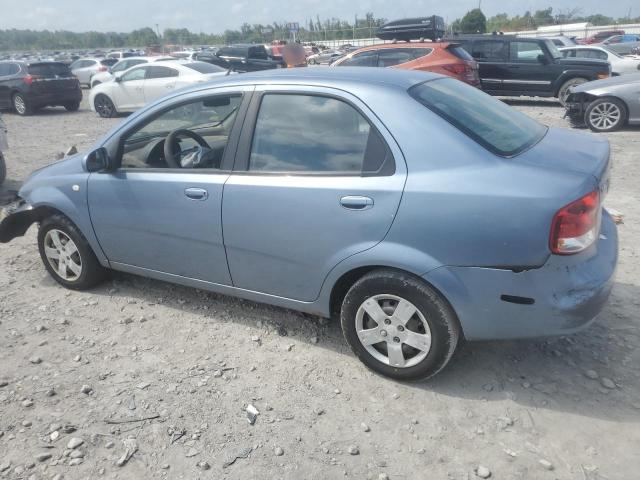 KL1TD56686B649253 - 2006 CHEVROLET AVEO BASE BLUE photo 2