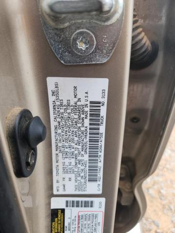 5TEJU62N05Z074451 - 2005 TOYOTA TACOMA DOUBLE CAB PRERUNNER BEIGE photo 12