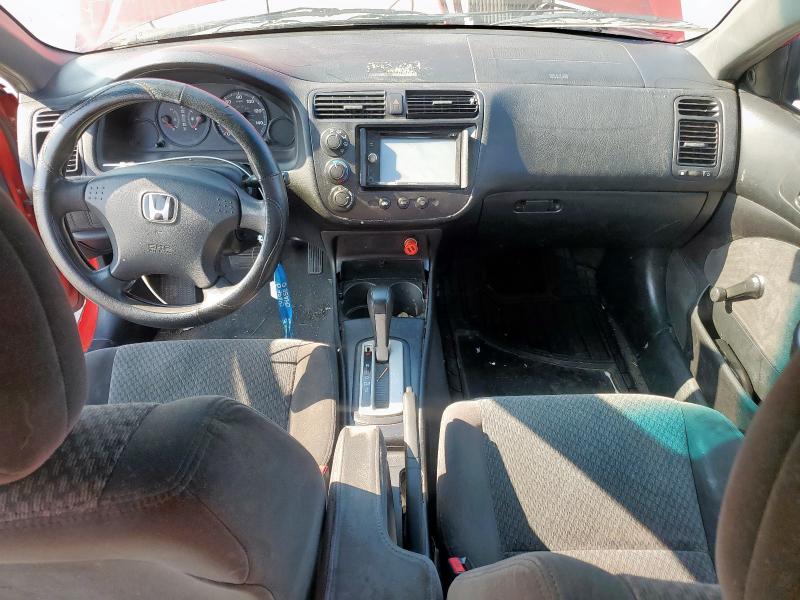 1HGEM22145L067011 - 2005 HONDA CIVIC DX VP წითელი ფოტო 8