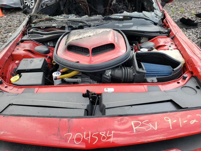 2C3CDZFJ8KH704584 - 2019 DODGE CHALLENGER R/T SCAT PACK RED photo 11