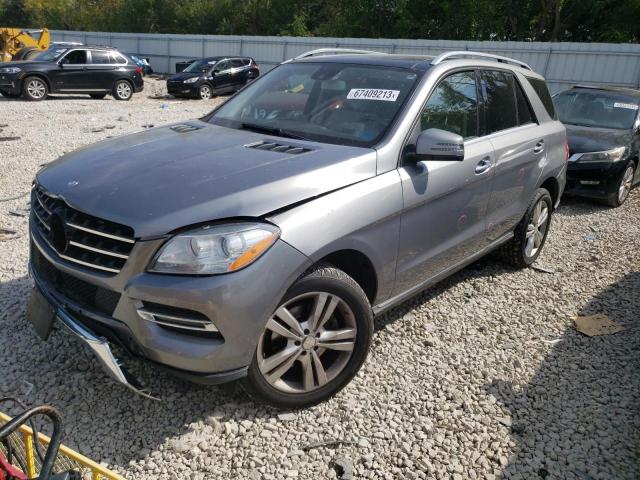 4JGDA5HB4DA153221 - 2013 MERCEDES-BENZ ML 350 4MATIC GRAY photo 1