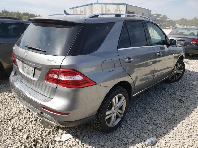 4JGDA5HB4DA153221 - 2013 MERCEDES-BENZ ML 350 4MATIC GRAY photo 3