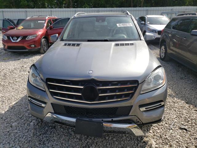 4JGDA5HB4DA153221 - 2013 MERCEDES-BENZ ML 350 4MATIC GRAY photo 5