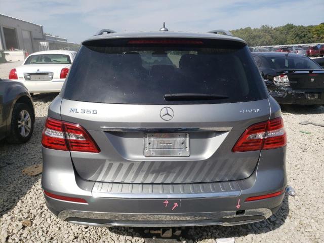 4JGDA5HB4DA153221 - 2013 MERCEDES-BENZ ML 350 4MATIC GRAY photo 6