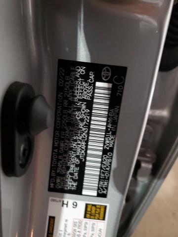 JTDKAMFU2N3172219 - 2022 TOYOTA PRIUS NIGHT SHADE Күміс фото 12