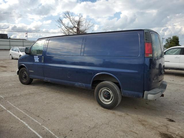 1GTGG29R611234873 - 2001 GMC SAVANA G2500 BLUE photo 2