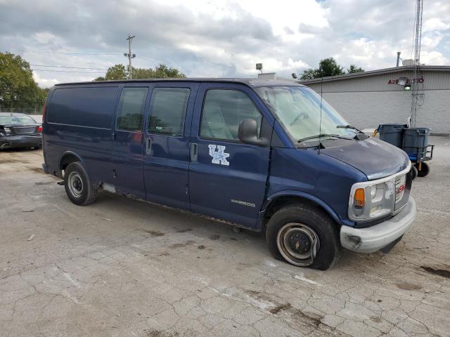 1GTGG29R611234873 - 2001 GMC SAVANA G2500 BLUE photo 4