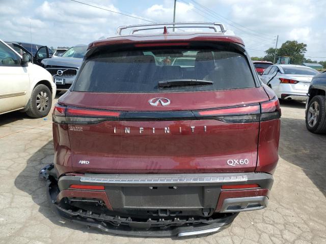 5N1DL1GS9PC365951 - 2023 INFINITI QX60 SENSORY BURGUNDY photo 6