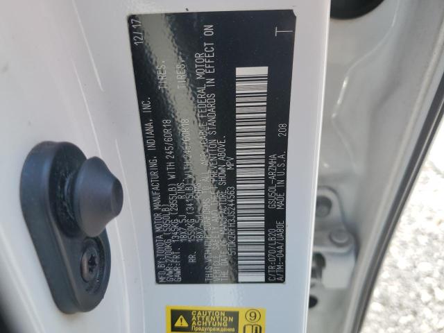 5TDKZRFH3JS244563 - 2018 TOYOTA HIGHLANDER SE თეთრი ფოტო 13