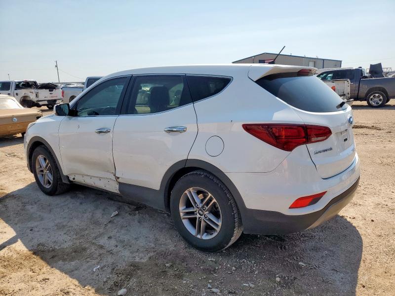 5XYZT3LB1JG539025 - 2018 HYUNDAI SANTA FE S WHITE photo 2