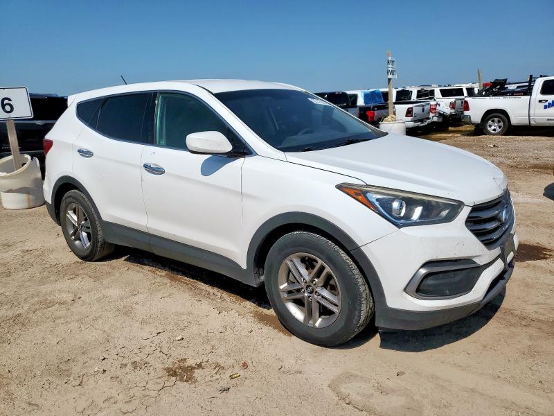 5XYZT3LB1JG539025 - 2018 HYUNDAI SANTA FE S WHITE photo 4