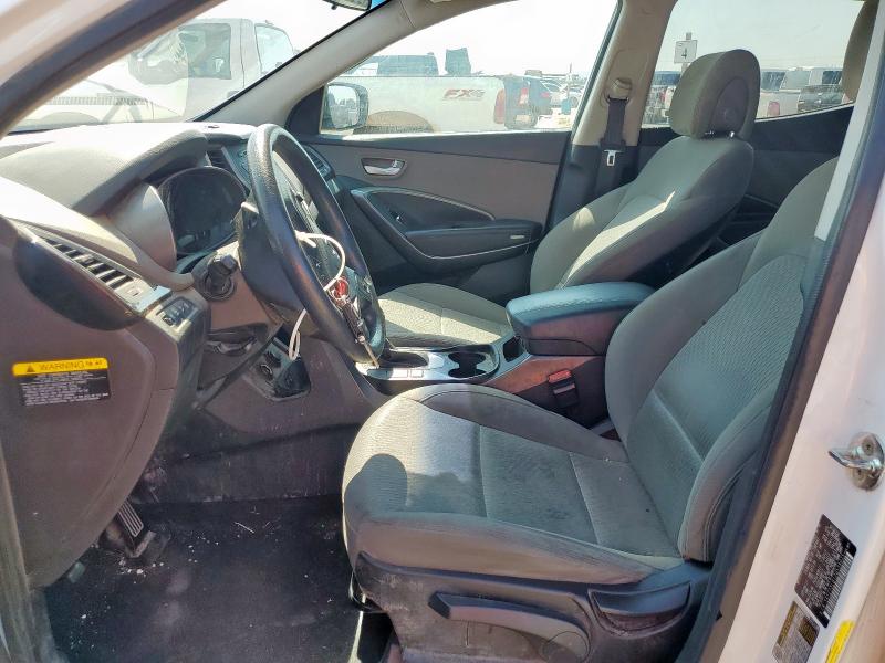 5XYZT3LB1JG539025 - 2018 HYUNDAI SANTA FE S WHITE photo 7