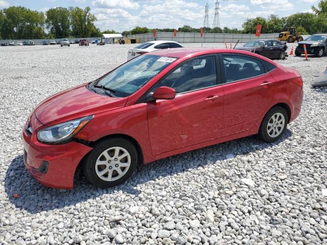 KMHCT4AE3DU586225 - 2013 HYUNDAI ACCENT GLS RED photo 1