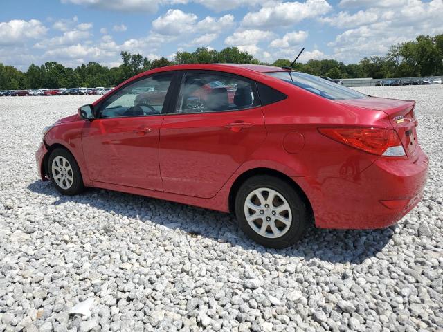 KMHCT4AE3DU586225 - 2013 HYUNDAI ACCENT GLS RED photo 2