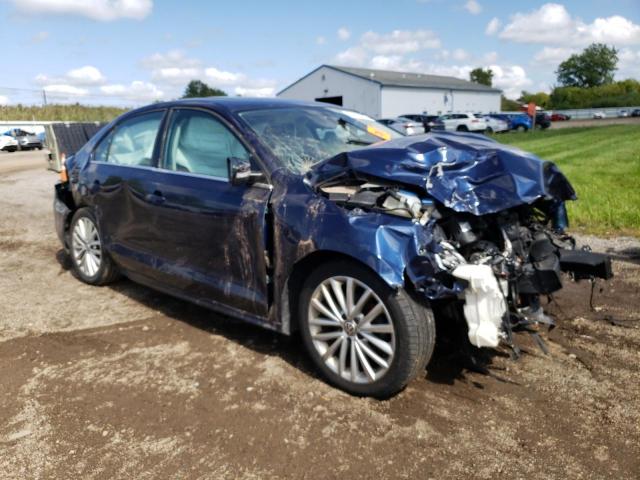 3VWLL7AJ3EM377685 - 2014 VOLKSWAGEN JETTA TDI BLUE photo 4