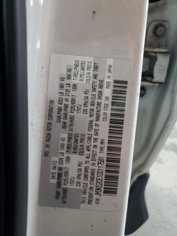 JM3KE2CE1D0117581 - 2013 MAZDA CX-5 TOURING WHITE photo 13