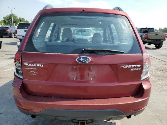 JF2SHABC7CH403821 - 2012 SUBARU FORESTER 2.5X მუქწითელი ფოტო 6