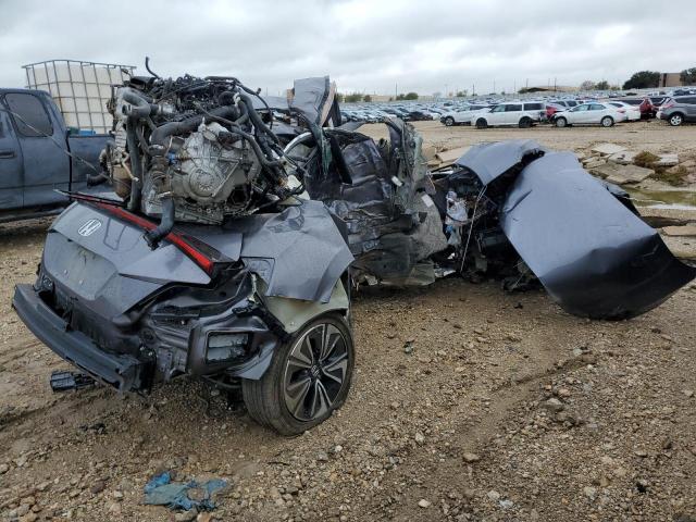 2HGFC3B75JH355466 - 2018 HONDA CIVIC EXL ნაცრისფერი ფოტო 3