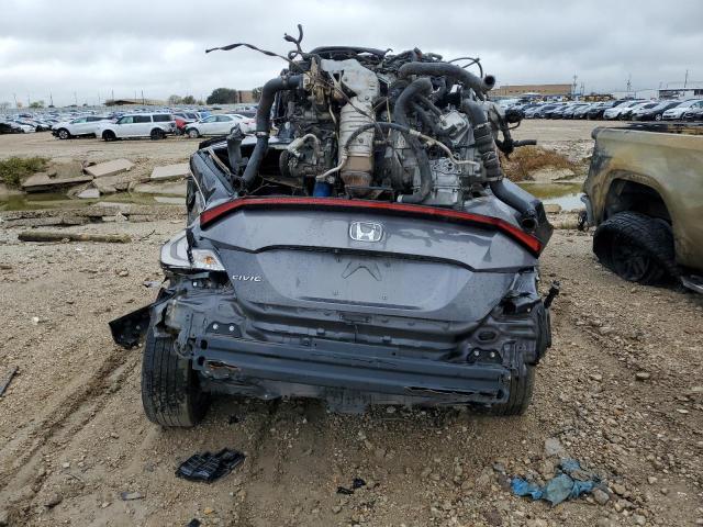 2HGFC3B75JH355466 - 2018 HONDA CIVIC EXL ნაცრისფერი ფოტო 6