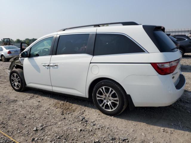 5FNRL5H65BB008135 - 2011 HONDA ODYSSEY EXL WHITE photo 2