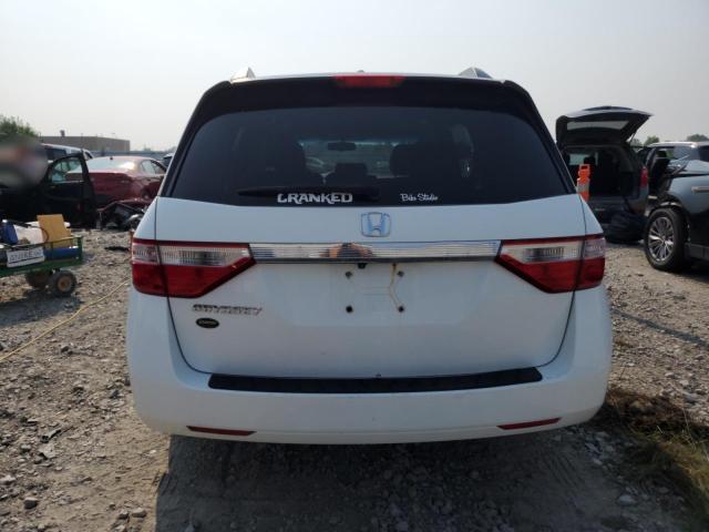 5FNRL5H65BB008135 - 2011 HONDA ODYSSEY EXL WHITE photo 6