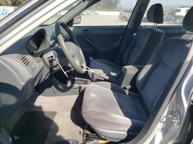 2HGEJ6614YH550011 - 2000 HONDA CIVIC BASE ვერცხლისფერი ფოტო 7