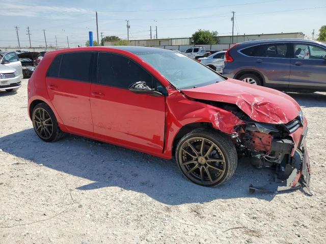 3VW117AU4HM028417 - 2017 VOLKSWAGEN GOLF S RED photo 4