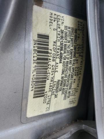 3N1BC13E99L408044 - 2009 NISSAN VERSA S GRAY photo 12