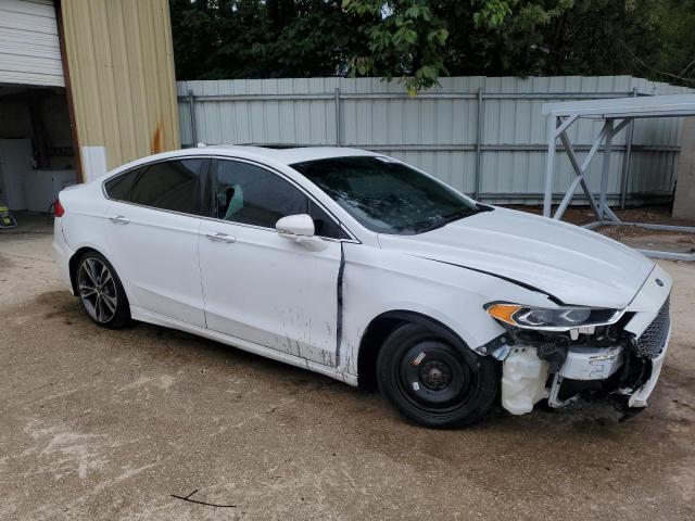 3FA6P0D91KR243632 - 2019 FORD FUSION TITANIUM WHITE photo 4