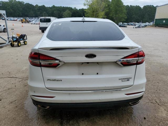 3FA6P0D91KR243632 - 2019 FORD FUSION TITANIUM WHITE photo 6