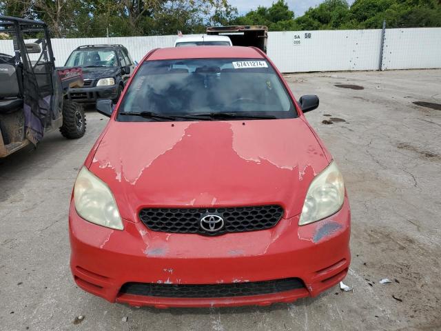 2T1KR32EX3C085903 - 2003 TOYOTA COROLLA MA XR RED photo 5