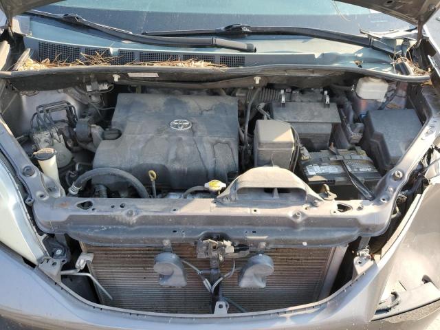 5TDKK3DC1DS358655 - 2013 TOYOTA SIENNA LE GRAY photo 12