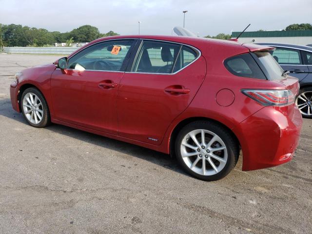 JTHKD5BH4D2161358 - 2013 LEXUS CT 200 RED photo 2