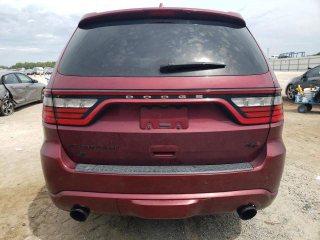 1C4SDJCTXJC232565 - 2018 DODGE DURANGO R/T BURGUNDY photo 6