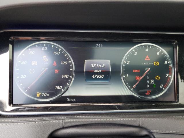 WDDUG8FB2HA339665 - 2017 MERCEDES-BENZ S 550 4MATIC GRAY photo 9