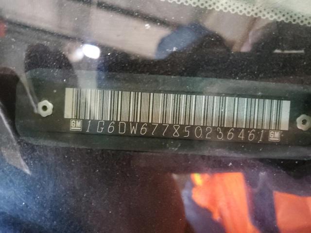 1G6DW677850236461 - 2005 CADILLAC STS WHITE photo 12