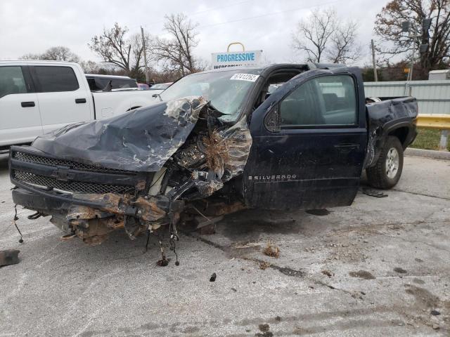 3GCEK13M37G549167 - 2007 CHEVROLET SILVERADO K1500 CREW CAB BLUE photo 1