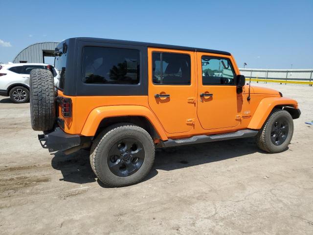 1C4BJWEG3CL196064 - 2012 JEEP WRANGLER U SAHARA ORANGE photo 3