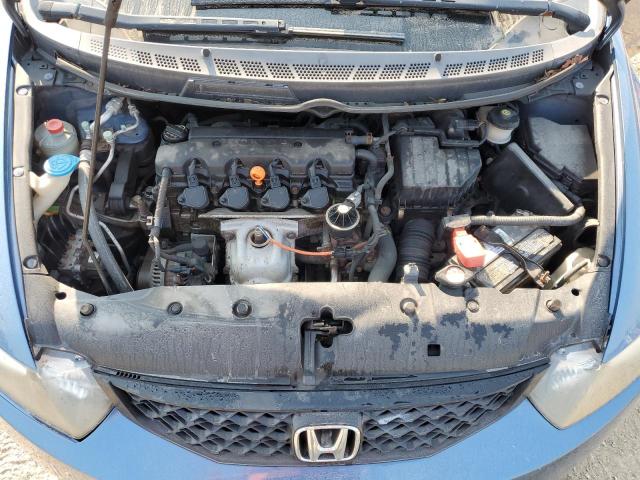 2HGFG12899H501753 - 2009 HONDA CIVIC EX BLUE photo 11
