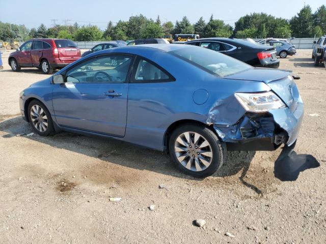 2HGFG12899H501753 - 2009 HONDA CIVIC EX BLUE photo 2